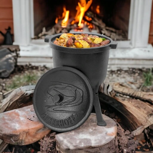 KOCIOŁEK ŻELIWNY MEYERHOFF 8L + GRATIS ŁYŻKA