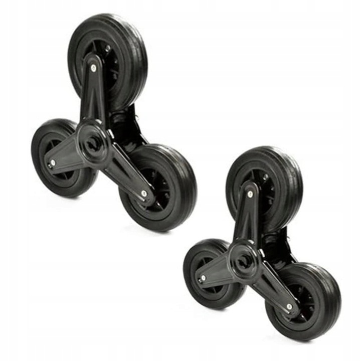 WÓZEK TORBA NA ZAKUPY NA KÓŁKACH SKŁADANY + POTRÓJNE KOŁA NA SCHODY