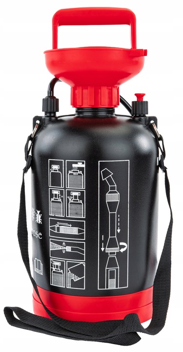 OPRYSKIWACZ CIŚNIENIOWY RĘCZNY 5L NA RAMIĘ OGRODOWY REGULOWANA DYSZA