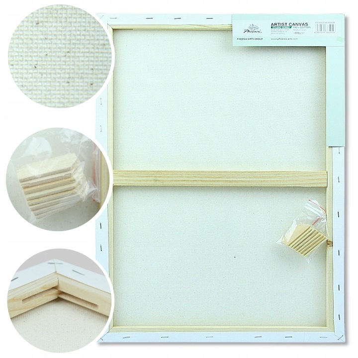 Płótno Malarskie Do Malowania 50x70cm Podobrazia Phoenix Podobrazie