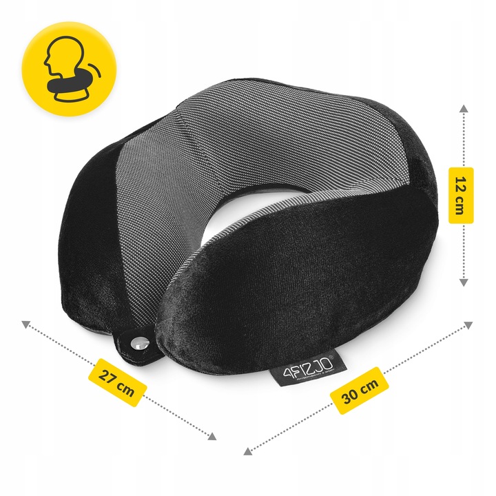 PODUSZKA PODRÓŻNA ROGAL NA SZYJĘ TURYSTYCZNA PIANKA VISCO MEMORY