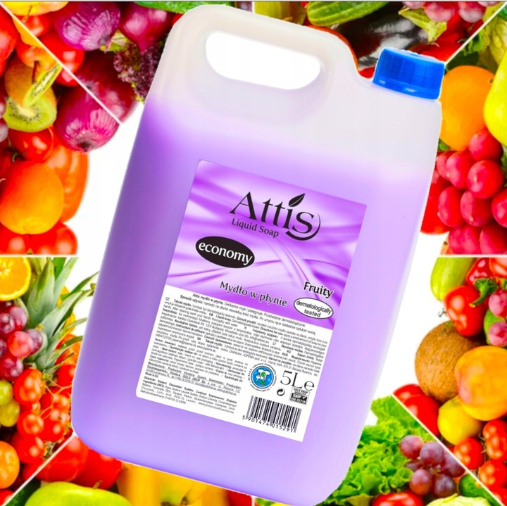 Mydło w Płynie ATTIS 5l GOLD DROP Owocowe FRUITY