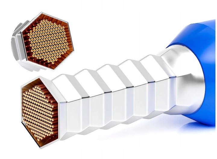 ZACISKARKA PRASKA TULEJEK DO KABLI SZEŚCIOKĄTNA 6 KĄT