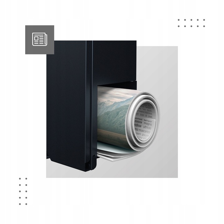 Skrzynka na listy pocztowa Mark Adler Post 3.0 Antracyt