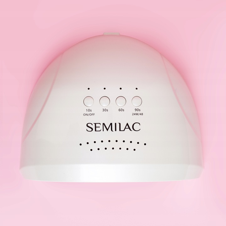 SEMILAC LAMPA DO PAZNOKCI UV LED MANICURE PEDICURE HYBRYDY ŻELE 24W/48