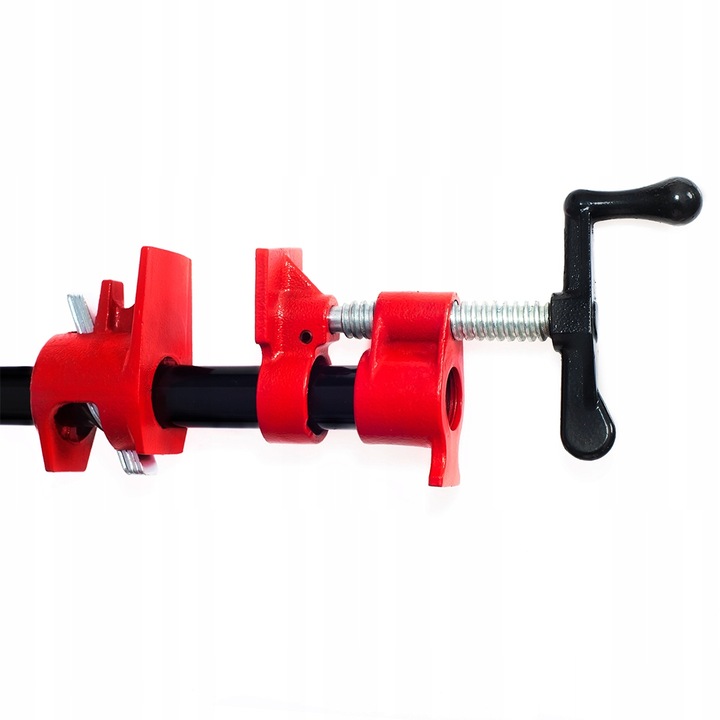 ŚCISK STOLARSKI ZACISK MOCNY RUROWY BEZKOŃCOWY 3/4" ZESTAW x 4 SZT