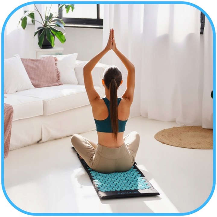 ZESTAW AKUMATA MATA DO AKUPRESURY Z PODUSZKĄ KOLCE