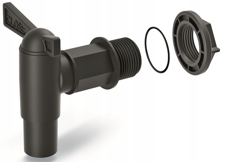 500 ZBIORNIK na DESZCZÓWKĘ POJEMNIK BECZKA WODĘ Antracyt Kamień + ZBIERACZ