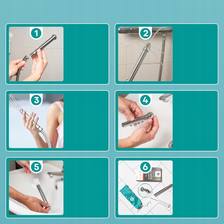 Zestaw do lewatywy irygator do węża prysznicowego x3 koncowka wlewnik worek