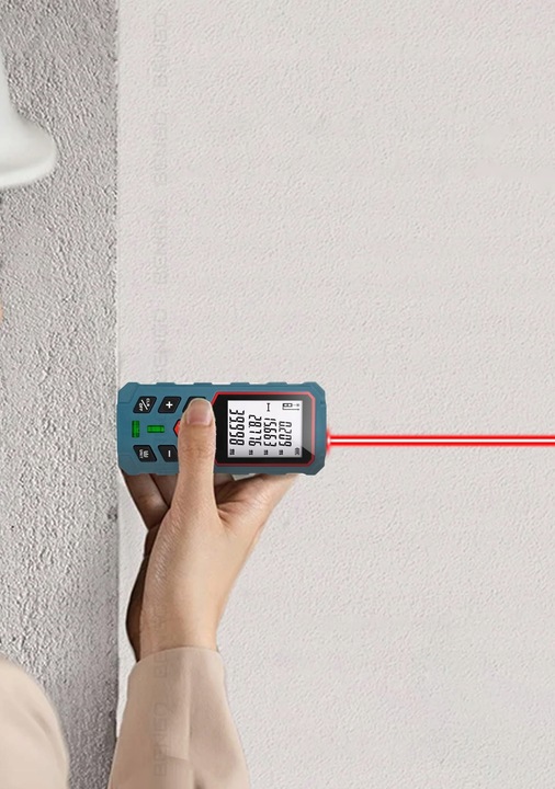 DALMIERZ LASEROWY POZIOMICA MIERNIK ODLEGŁOŚCI CYFROWY KĄTOMIERZ