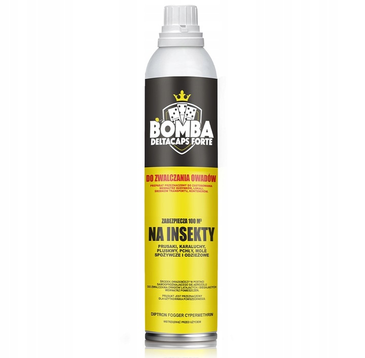 PREPARAT ZAMGŁAWIACZ NA PLUSKWY KARALUCHY PRUSAKI RYBIKI ŻÓŁTA BOMBA