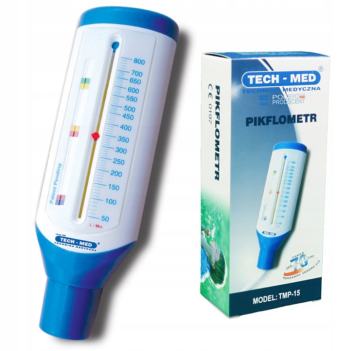 PIKFLOMETR dla dzieci i dorosłych MONITOROWANIE ASTMY TMP-15 TECH-MED