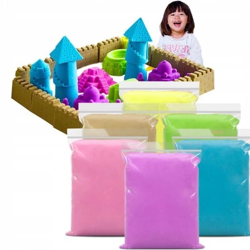 PIASEK KINETYCZNY 3kg FOREMKI + BASEN PIASKOWNICA