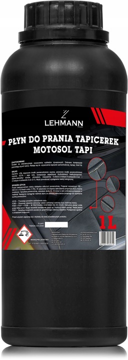 PŁYN 1L DO PRANIA DYWANÓW TAPICERKI samochodowej ŁADNY ZAPACH koncentrat