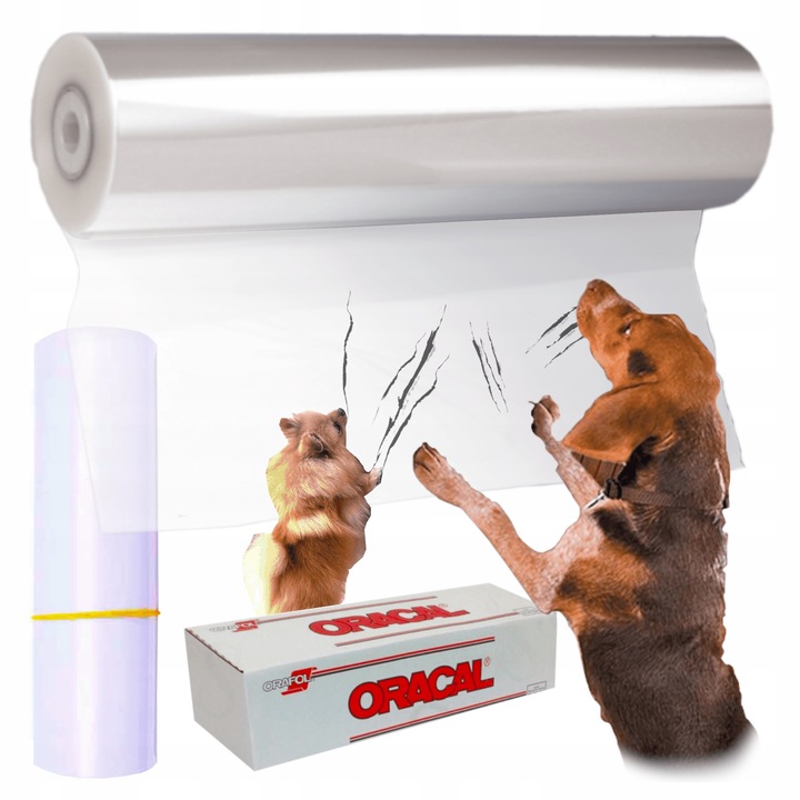 FOLIA OCHRONNA DRZWI PRZECIW DRAPANIU 100x100, 1x1