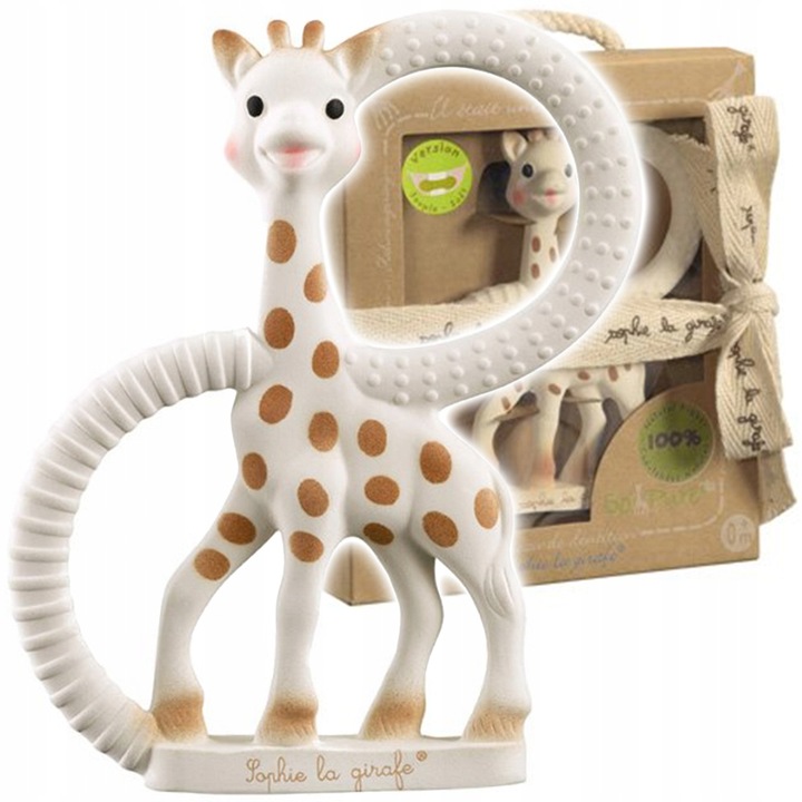 VULLI SOPHIE LA GIRAFE SO PURE gryzak naturalny dla niemowląt, kauczuk V185