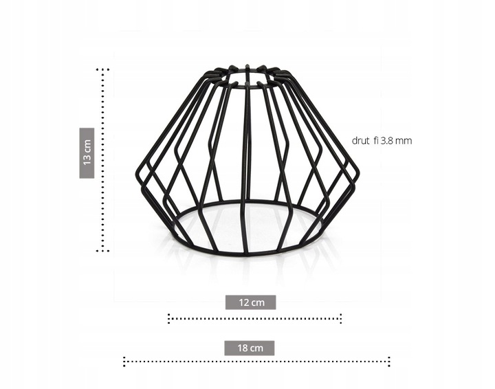 LAMPA WISZĄCA SUFITOWA ŻYRANDOL PLAFON LOFT 724-P1