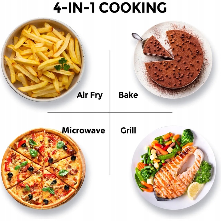 6w1 Toshiba kuchenka mikrofalowa z grillem 26l Konwekcja, Gorące