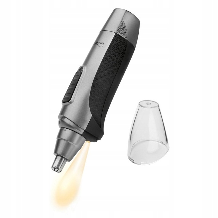 TRYMER DO NOSA I USZU GOLARKA UCHA DEPILATOR WŁOSÓW Z LATARKĄ