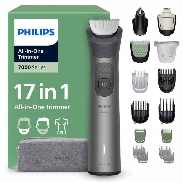 Trymer do włosów Golarka All-in-one seria 7000 Multigroom Philips