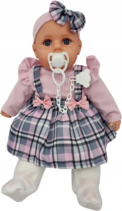 LALKA BOBAS MÓWI I ŚPIEWA PO POLSKU 45CM+SMOCZEK_368