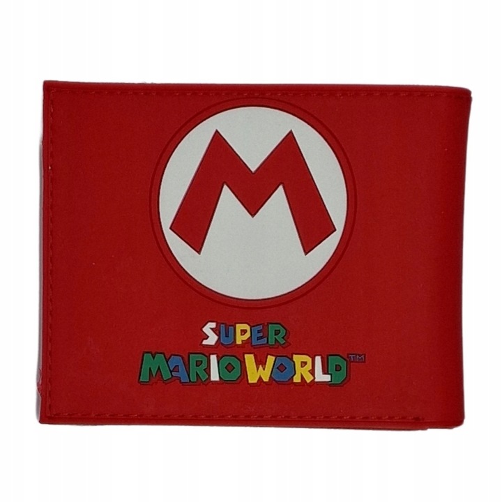 Portfel Dwuczęściowy Super Mario Gra Czerwony
