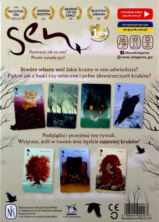 GRA SEN Nasza Księgarnia gra strategiczna dla całej rodziny