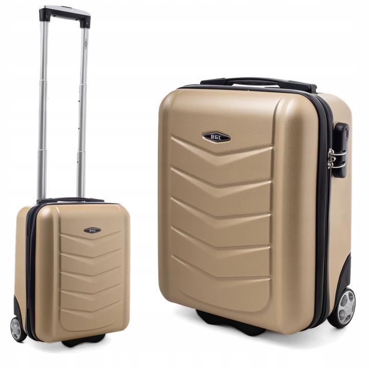 Mała walizka podróżna kabinowa BAGAŻ PODRĘCZNY RGL 40X30X20 KÓŁKA TORBA ABS