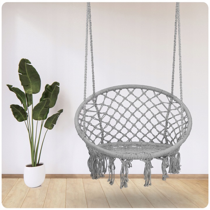 HUŚTAWKA OGRODOWA BOCIANIE GNIAZDO FOTEL WISZĄCY