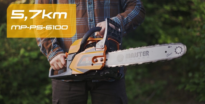 PIŁA SPALINOWA PILARKA ŁAŃCUCHOWA 5,7km 58cm3 2x łańc/prowad/Olej