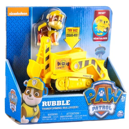 PSI PATROL TRANSFORMUJĄCY SPYCHACZ +FIGURKA RUBBLE