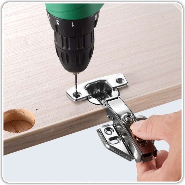 SZABLON DO WIERCENIA OTWORÓW POD ZAWIAS FREZ DO PUSZEK ZNACZNIK