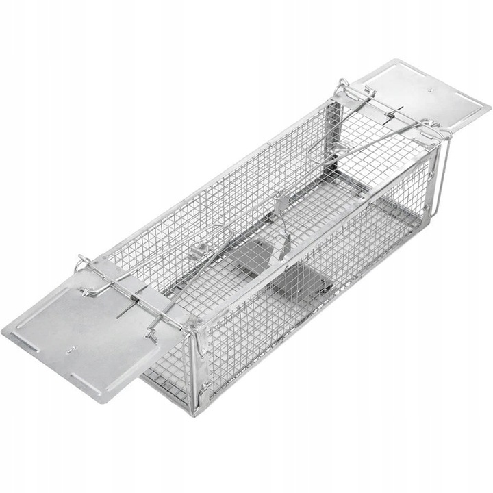 DUŻA ŻYWOŁAPKA NA MYSZY SZCZURY WYDRY ŁASICE KUNY PUŁAPKA ŁAPKA