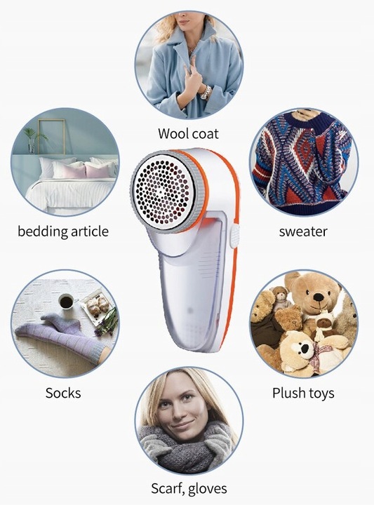 GOLARKA Elektryczna do SWETRÓW Ubrań Tapicerki Kanapy SIECIOWA 1367