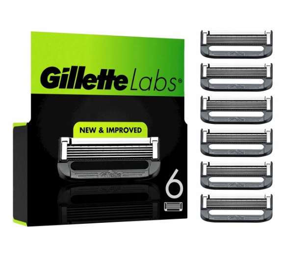 GILLETTE LABS WKŁADY DO MASZYNKI / Opakowanie 6szt.