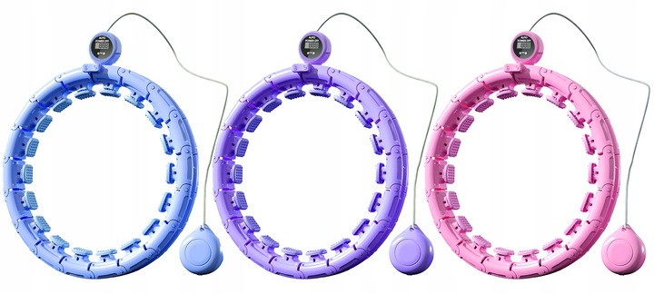 HULA HOP ODCHUDZAJĄCY SMART Z LICZNIKIEM I OBCIĄŻENIEM HULAHOP ODCHUDZAJĄCE