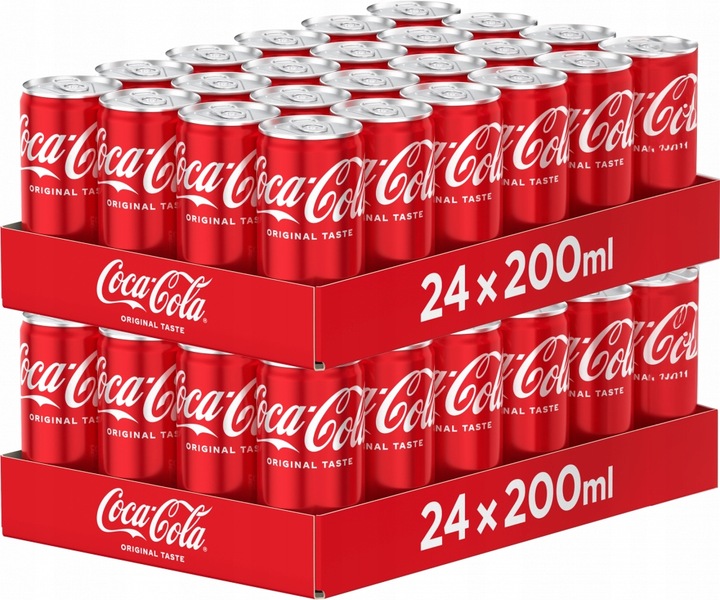 NAPÓJ GAZOWANY Coca-Cola PUSZKA 200 ml x48
