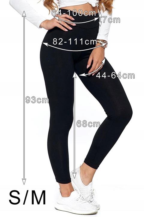 Legginsy MOCNO KRYJĄCE z Wysokim Stanem MORAJ S/M