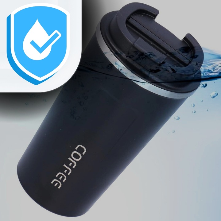 KUBEK TERMICZNY TERMOS 510 ML WYŚWIETLACZ EKRAN LCD NA KAWĘ HERBATĘ SMART