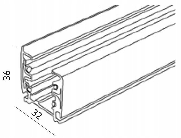 REFLEKTOR GU10 NA SZYNĘ 3FAZY BLACK-2 KĄTY ŚWIATŁA