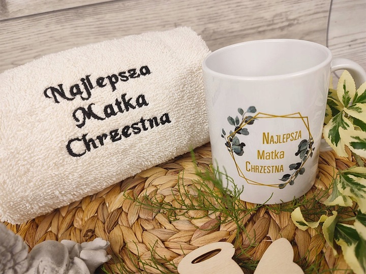 PODZIĘKOWANIE DLA RODZICÓW CHRZESTNYCH CHRZEST PREZENT KOMUNIA ŚWIĘTA IHS