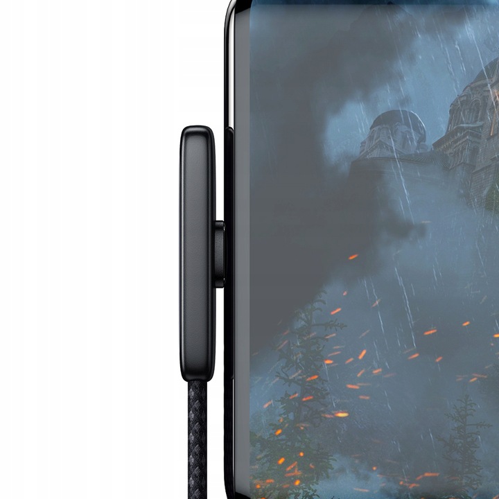 MCDODO KABEL USB-C KĄTOWY SZYBKIE ŁADOWANIE USB TYP C 6A 100W CZARNY 2M