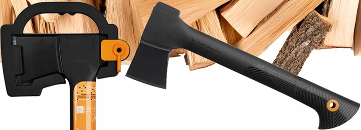 Siekiera Fiskars rozłupująca toporek do drewna mała lekka ostra SOLID
