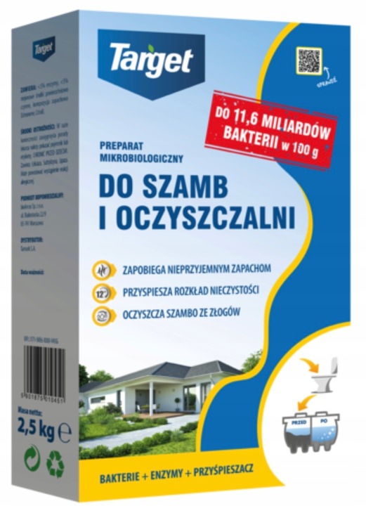 Preparat do szamba proszek Target 2,5 kg XXL