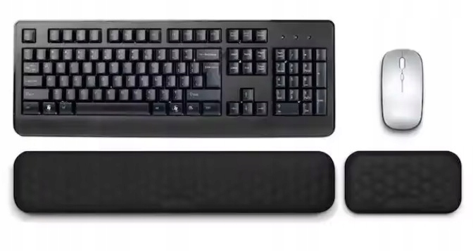 ERGONOMICZNA PODKŁADKA POD NADGARSTEK KLAWIATURĘ MYSZKĘ MASUJĄCA JAKOŚĆ