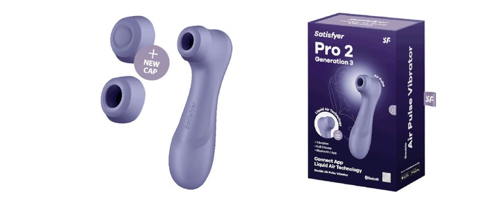 Masażer łechtaczki SATISFYER Pro 2 Generation 3 Connect App Fioletowy