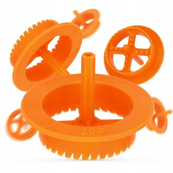 Zaślepki styropianowe 67 18 mm białe 100 szt frez do ociepleń ETICS