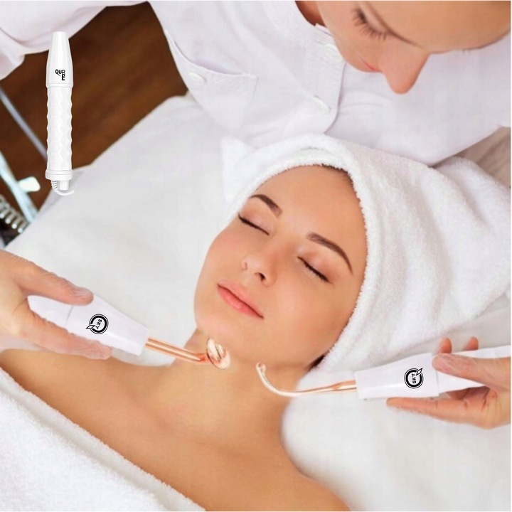 DARSONVAL QSKY DERMA WAND 4w1 PRO DO PIELĘGNACJI TWARZY ZMARSZCZEK I WŁOSÓW