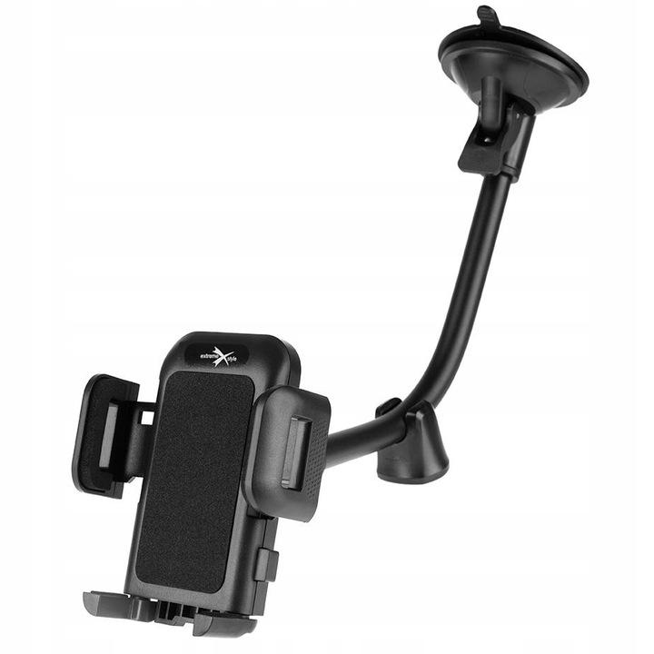 ZESTAW ŁADOWARKA 4xUSB 7A UCHWYT DO SZYBY DŁUGI ELASTYCZNY PODPÓRKA