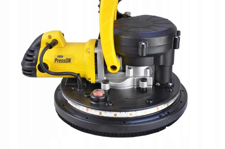 Szlifierka do Gipsu Gładzi Tynku Ścian Sufitów Bezpyłowa Żyrafa LED